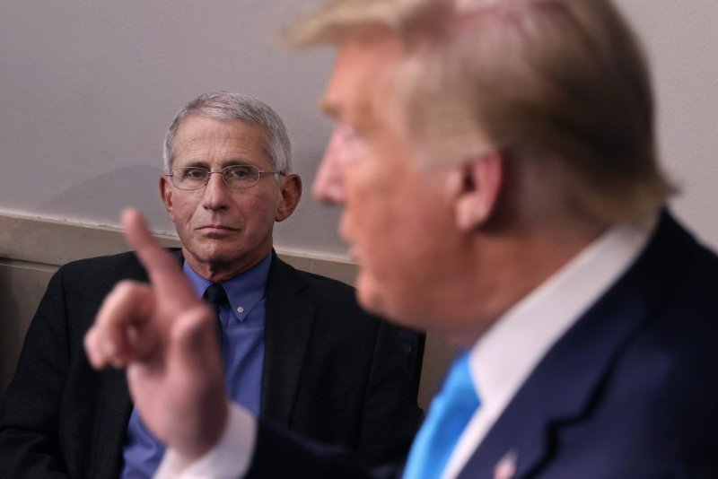 Bác sĩ Anthony Fauci trong một cuộc họp báo tại Nhà Trắng. Ảnh: Getty Images.