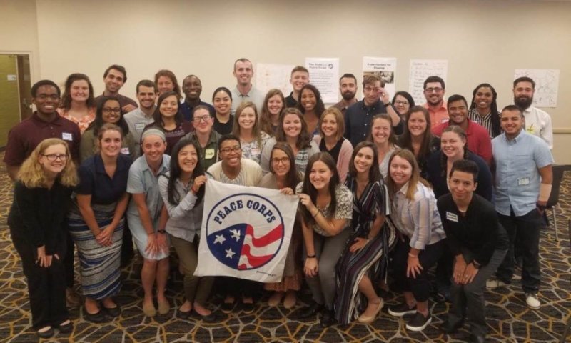 Một đoàn tình nguyện viên của Peace Corps ở Guyana năm 2018. Ảnh: US Embassy in Guyana.