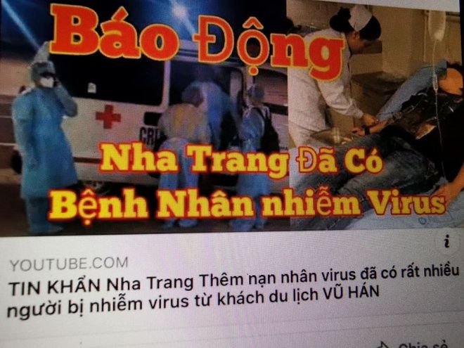 Một bản tin không rõ nguồn gốc trên Youtube. Ảnh: Hoa Học Trò.